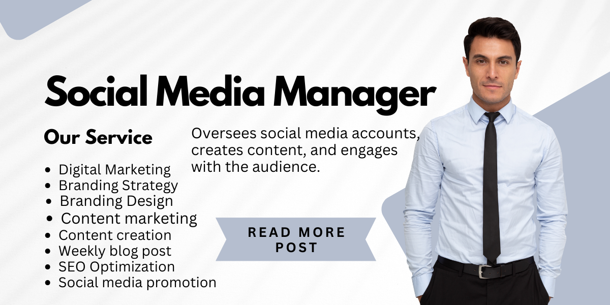 Social Media Manager Strategy & Management Pricing