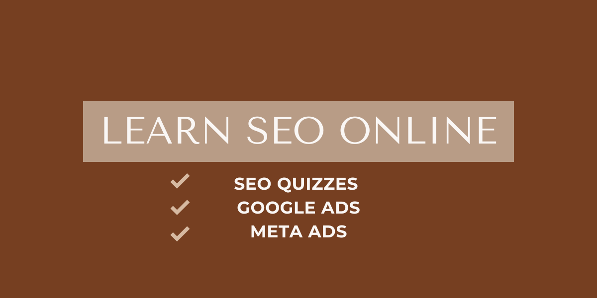 Learn SEO online