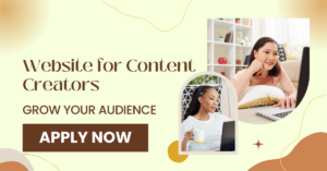 Website for Content Creators