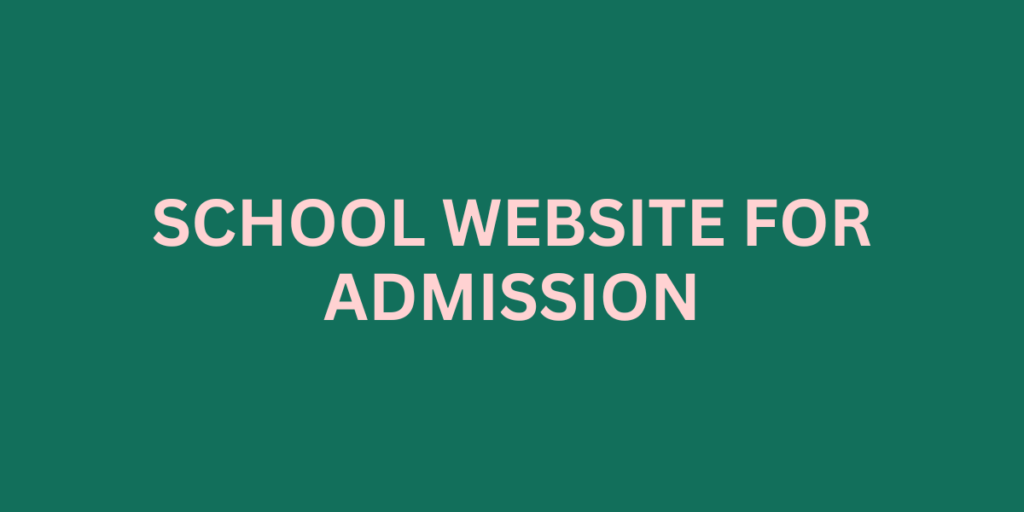 school website design