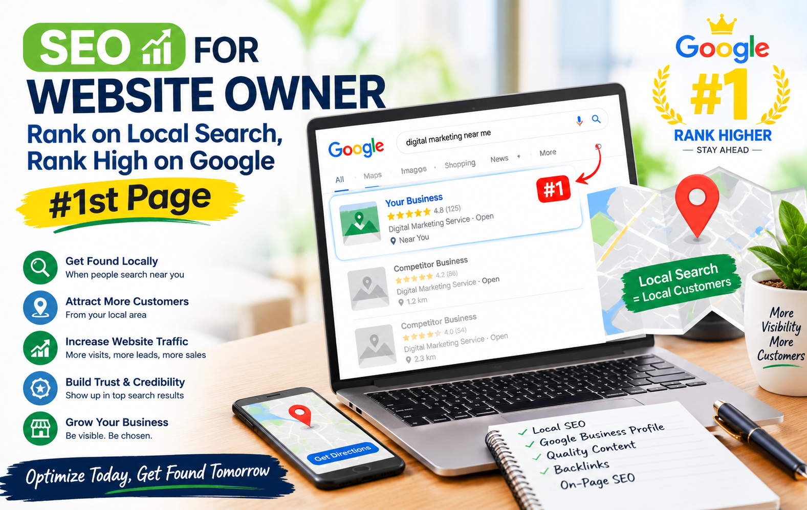 SEO service in Churachandpur Manipur for Google local search