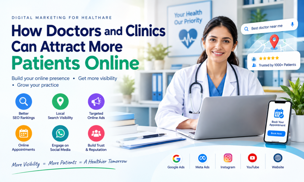Digital Marketing for Healthcare: How Doctors and Clinics Can Attract More Patients Online
